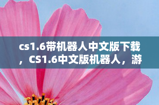 cs1.6带机器人中文版下载，CS1.6中文版机器人，游戏进阶与体验的新伙伴