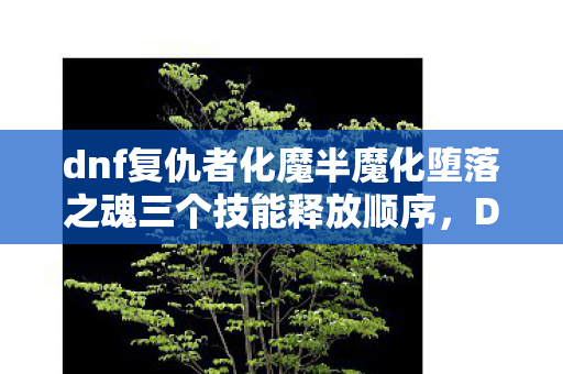 dnf复仇者化魔半魔化堕落之魂三个技能释放顺序图片