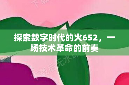 探索数字时代的火652图片