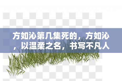 方如沁第几集死的图片