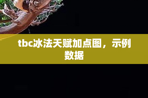 tbc冰法天赋加点图图片