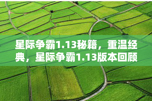 13版本回顾图片