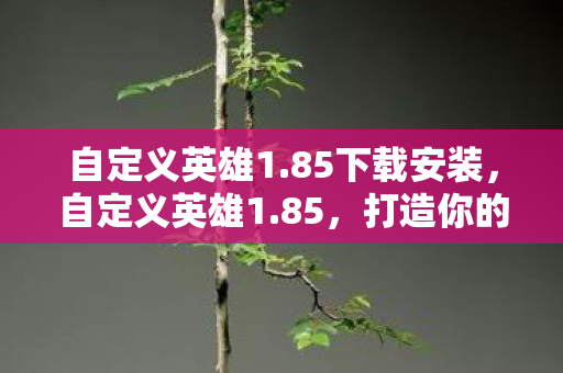 打造你的专属传奇图片