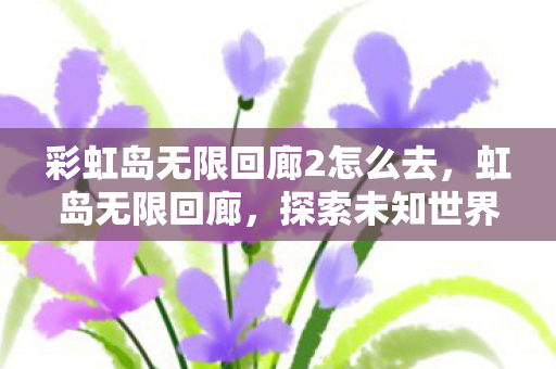 彩虹岛无限回廊2怎么去图片