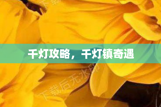 千灯镇奇遇图片