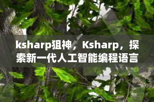 ksharp狙神，Ksharp，探索新一代人工智能编程语言的魅力