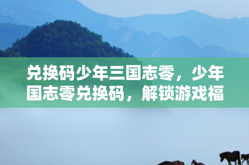 兑换码少年三国志零图片