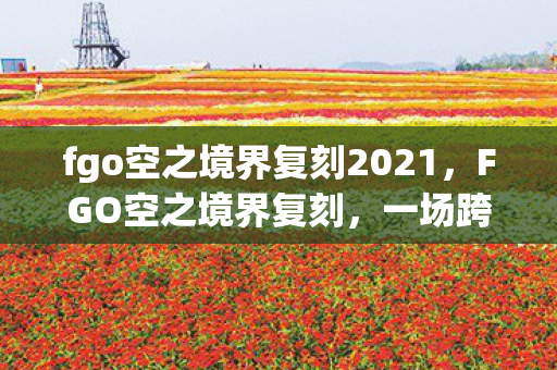 fgo空之境界复刻2021，FGO空之境界复刻，一场跨越时空的梦幻联动