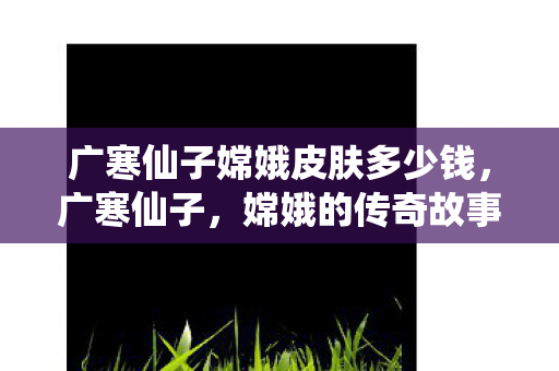 广寒仙子嫦娥皮肤多少钱图片