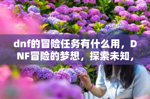 dnf的冒险任务有什么用图片