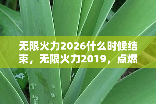 无限火力2026什么时候结束图片