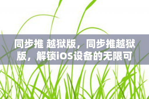 解锁iOS设备的无限可能图片