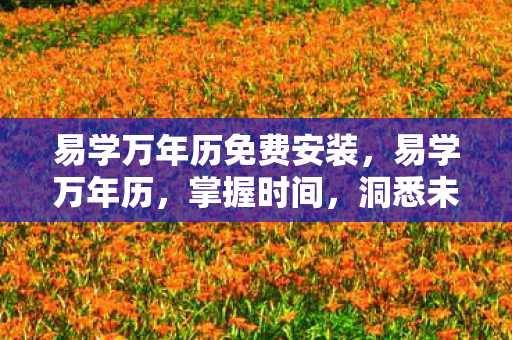 易学万年历免费安装图片