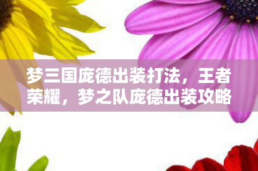 梦三国庞德出装打法图片