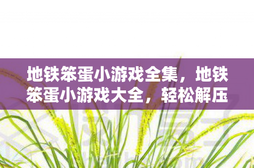 地铁笨蛋小游戏全集图片