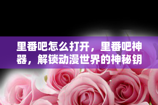 解锁动漫世界的神秘钥匙图片