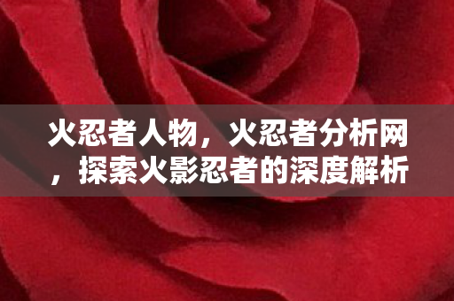 探索火影忍者的深度解析与粉丝文化图片