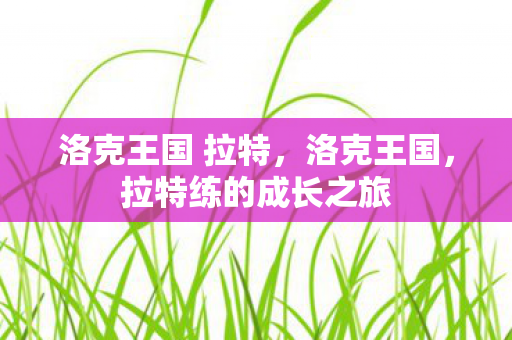 拉特练的成长之旅图片