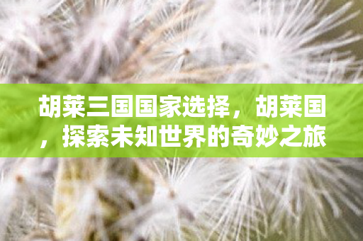 探索未知世界的奇妙之旅图片