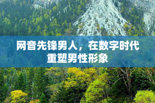 在数字时代重塑男性形象图片