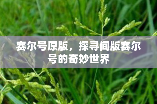 探寻间版赛尔号的奇妙世界图片