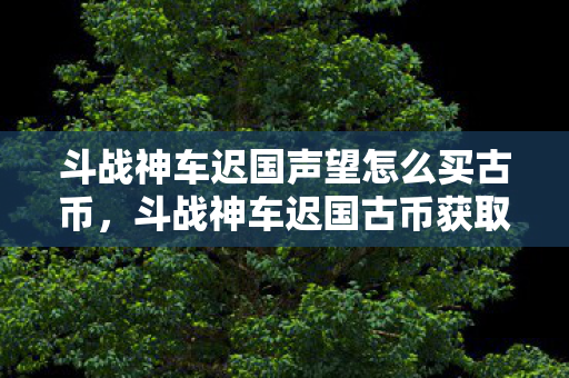 斗战神车迟国声望怎么买古币图片