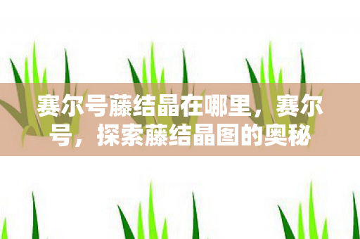 赛尔号藤结晶在哪里图片