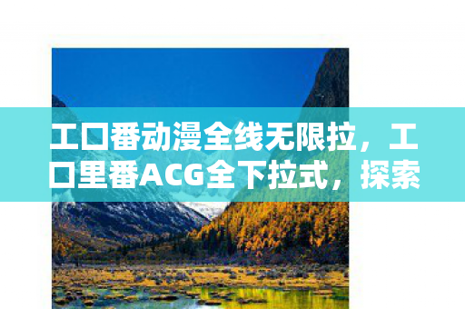 探索二次元文化的独特魅力图片