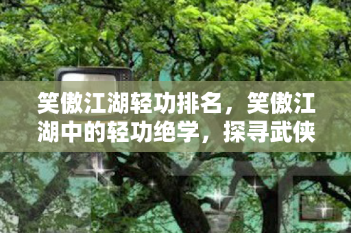 笑傲江湖轻功排名，笑傲江湖中的轻功绝学，探寻武侠世界的飞跃之力