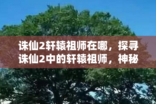 探寻诛仙2中的轩辕祖师图片