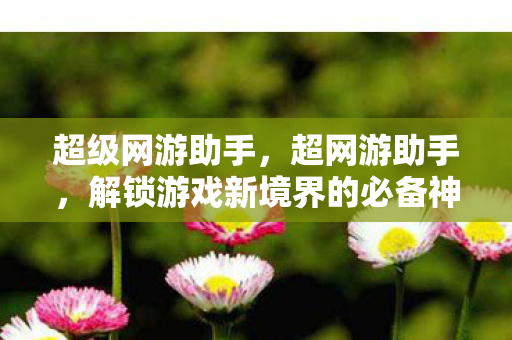 解锁游戏新境界的必备神器图片