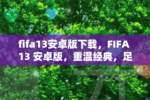 fifa13安卓版下载图片