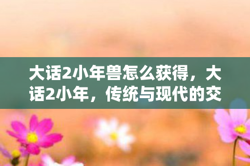 大话2小年兽怎么获得图片