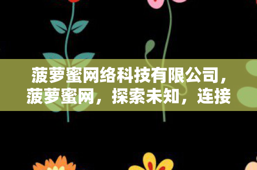 菠萝蜜网络科技有限公司图片