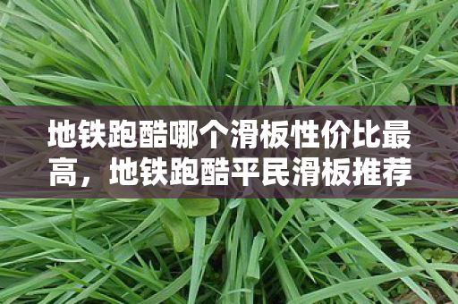 地铁跑酷哪个滑板性价比最高图片