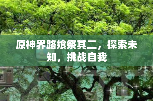 原神界路飨祭其二图片