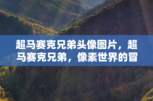 超马赛克兄弟头像图片图片