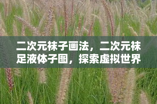 二次元袜足液体子图图片