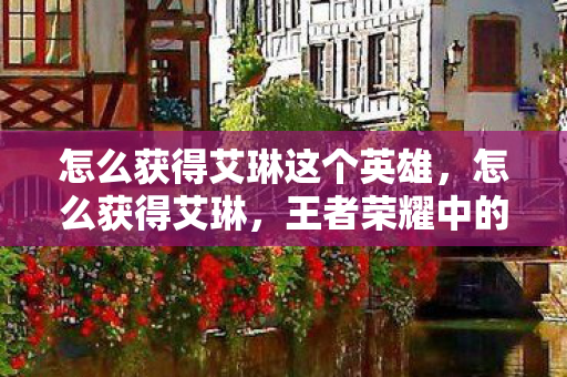 怎么获得艾琳这个英雄图片