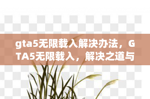 gta5无限载入解决办法图片