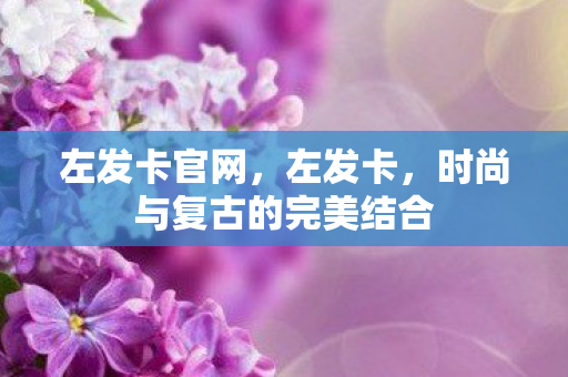 时尚与复古的完美结合图片