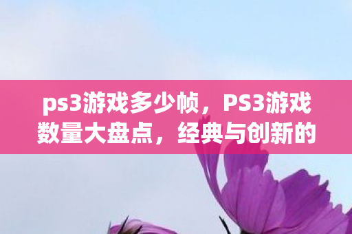 PS3游戏数量大盘点图片