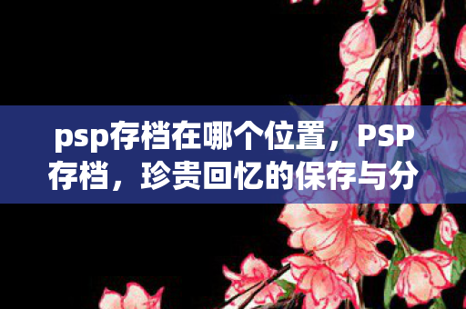 psp存档在哪个位置图片