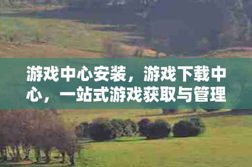 游戏中心安装，游戏下载中心，一站式游戏获取与管理平台