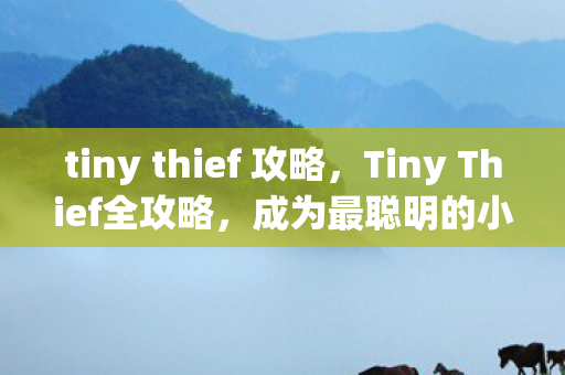 tiny thief 攻略图片
