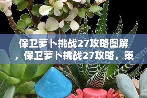 保卫萝卜挑战27攻略图解图片