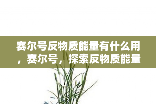 赛尔号反物质能量有什么用图片