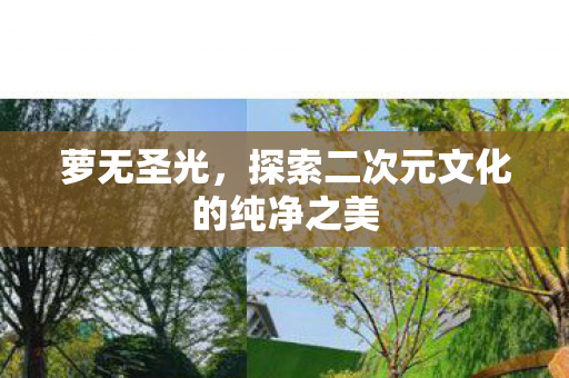 探索二次元文化的纯净之美图片