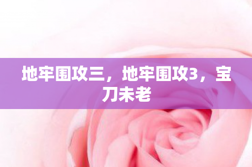 地牢围攻三图片