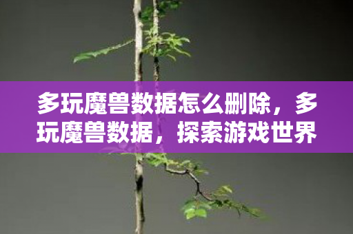探索游戏世界的深度与广度图片